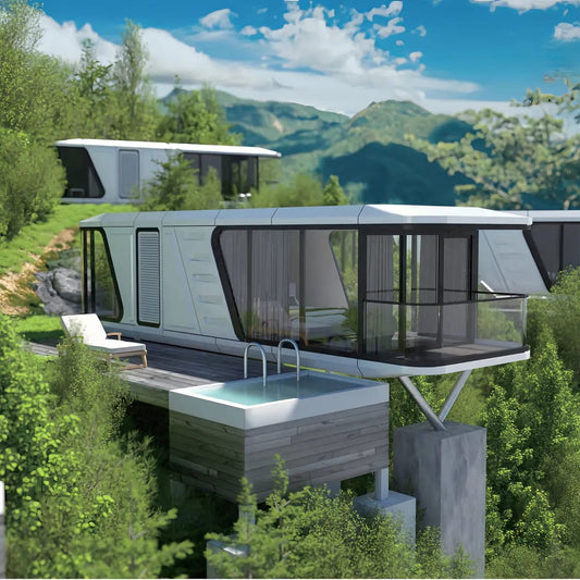 The Belvora E7 AI Capsule | 406 Sq Ft Smart Luxury Resort Pod